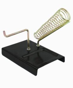 Soldering iron stand with wire holder