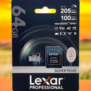 Lexar microSDXC read upto 205Mb/s WRITE 100 MB/s UHS-1 with SD adapter.