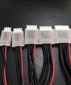 JST-XH 4S Lipo Balance Charge Cable 10cm 22AWG with Protection Cap